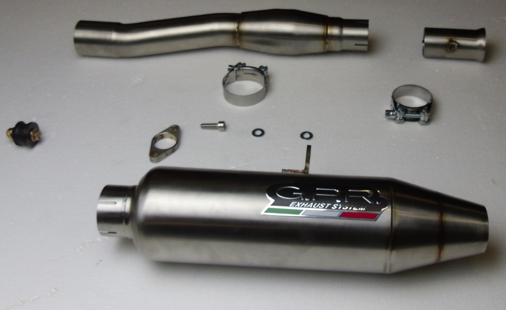 GPR auspuff kompatibel mit  Can Am Outlander 800 Max 2009-2015, Deeptone Atv, Zugelassener legaler Slip-On-Auspuff mit Abe, einschließlich abnehmbarem DB-Killer und Verbindungsrohr 