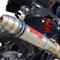 GPR auspuff kompatibel mit  Ktm Lc 8 Adventure 1050 2015-2016, Deeptone Inox, Rennauspuff, mit Verbindungsrohren, Artikel ohne Genehmigung 