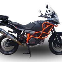 GPR auspuff kompatibel mit  Ktm Lc 8 Adventure 1190  2013-2016, New Grand Prix Evo Titanium, Rennauspuff, mit Verbindungsrohren, Artikel ohne Genehmigung 
