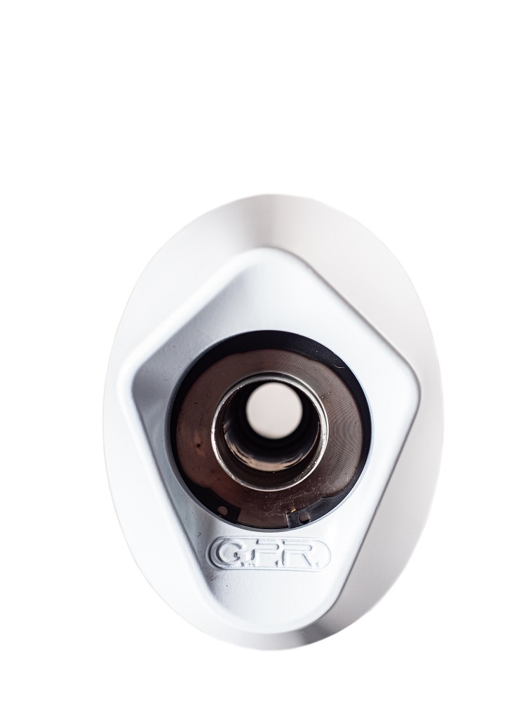 GPR auspuff kompatibel mit  Bmw R 1200 Gs -Adventure 2013-2013, Albus Ceramic, Zugelassener legaler Vollanlagenauspuff mit ABE, inklusive herausnehmbarem DB-Killer 