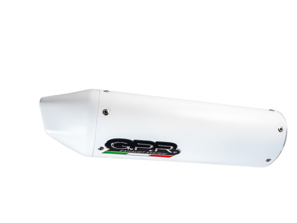 GPR auspuff kompatibel mit  Bmw R 1200 Gs -Adventure 2013-2013, Albus Ceramic, Zugelassener legaler Vollanlagenauspuff mit ABE, inklusive herausnehmbarem DB-Killer 