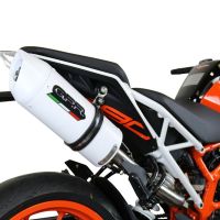 GPR auspuff kompatibel mit  Ktm Duke 390 2017-2020, Albus Evo4, Zugelassener legaler Slip-On-Auspuff mit ABE, inklusive abnehmbarem DB-Killer, Verbindungsrohr und Katalysator 