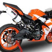 GPR auspuff kompatibel mit  Ktm Rc 125 2017-2020, Albus Evo4, Zugelassener legaler Slip-On-Auspuff mit ABE, inklusive abnehmbarem DB-Killer, Verbindungsrohr und Katalysator 