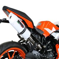 GPR auspuff kompatibel mit  Ktm Rc 125 2017-2020, Albus Evo4, Zugelassener legaler Slip-On-Auspuff mit ABE, inklusive abnehmbarem DB-Killer, Verbindungsrohr und Katalysator 