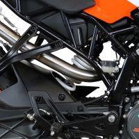 GPR auspuff kompatibel mit  Ktm Rc 125 2017-2020, Furore Evo4 Nero, Zugelassener legaler Slip-On-Auspuff mit Abe, einschließlich abnehmbarem DB-Killer,katakysator und Verbindungsrohr 