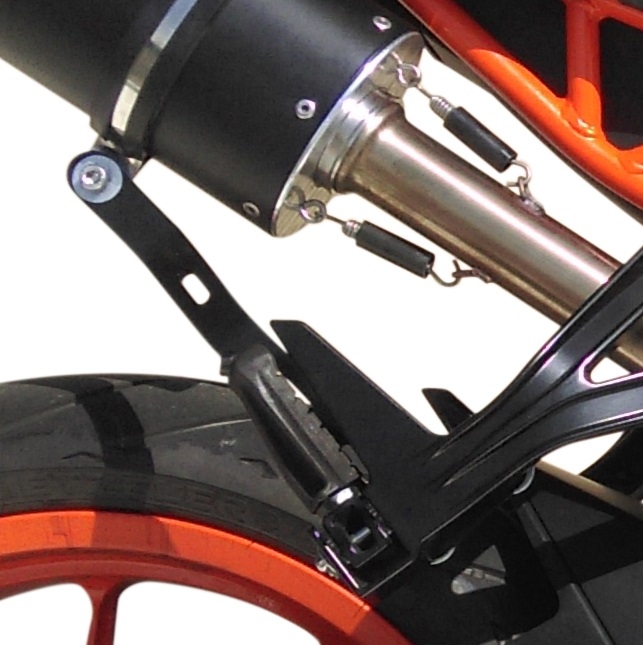 GPR auspuff kompatibel mit  Ktm Rc 390 2015-2016, Furore Nero, Rennauspuff, mit Verbindungsrohren, Artikel ohne Genehmigung 
