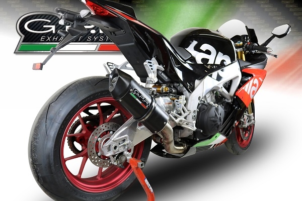 GPR auspuff kompatibel mit  Aprilia Rsv4 1100 Racing Factory 2019-2020, Furore Nero, Rennauspuff, mit Verbindungsrohren, Artikel ohne Genehmigung 
