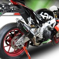 GPR auspuff kompatibel mit  Aprilia Rsv4 1100 Racing Factory 2019-2020, Furore Nero, Rennauspuff, mit Verbindungsrohren, Artikel ohne Genehmigung 