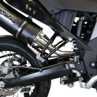 GPR auspuff kompatibel mit  Aprilia Sx 125 2018-2020, Furore Nero, Racing Slip-on, inkl. Verbindungsrohr, herausnehmbarem DB-Killer, ohne ABE 