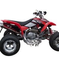 GPR auspuff kompatibel mit  Honda Trx 400 Sportrax EX 1999-2014, Powercone Evo, Zugelassener legaler Slip-On-Auspuff mit Abe, einschließlich abnehmbarem DB-Killer und Verbindungsrohr 
