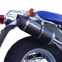 GPR auspuff kompatibel mit  Suzuki Rv 125 Van Van 2003-2017, Furore Nero, Rennauspuff, mit Verbindungsrohren, Artikel ohne Genehmigung 