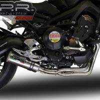 GPR auspuff kompatibel mit  Yamaha Mt-09 2014-2016, M3 Inox , Racing-Komplettsystem-Auspuff, einschließlich Krümmer und abnehmbarem DB-Killer 