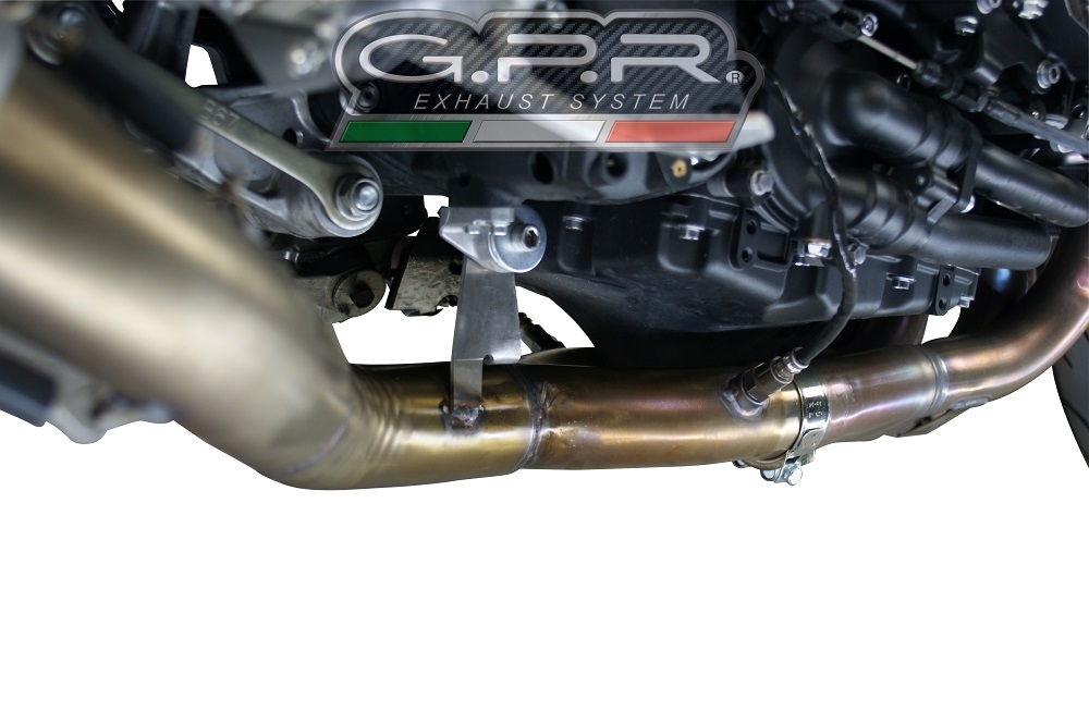 GPR auspuff kompatibel mit  Yamaha Mt-10 2016-2024, Decatalizzatore, Decat Pipe, Katalysatorabscheider, artikel ohne Genehmigung 