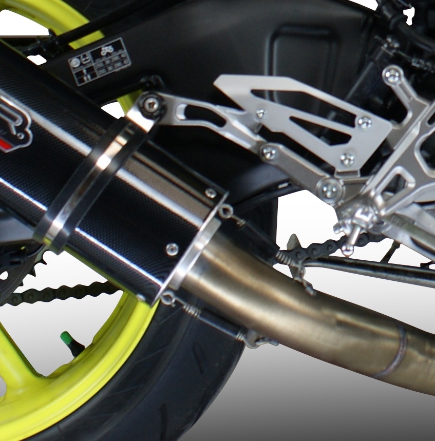 GPR auspuff kompatibel mit  Benelli Leoncino 500 Trail 2017-2024, M3 Inox , Decat Pipe, Katalysatorabscheider, artikel ohne Genehmigung 