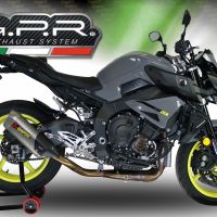 GPR auspuff kompatibel mit  Yamaha Mt-10 2016-2024, Decatalizzatore, Decat Pipe, Katalysatorabscheider, artikel ohne Genehmigung 