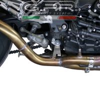 GPR auspuff kompatibel mit  Yamaha Mt-10 2016-2024, Decatalizzatore, Decat Pipe, Katalysatorabscheider, artikel ohne Genehmigung 