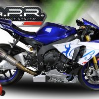 GPR auspuff kompatibel mit  Yamaha Yzf R1-R1-M 2020-2025, M3 Inox , Decat Pipe, Katalysatorabscheider, artikel ohne Genehmigung 