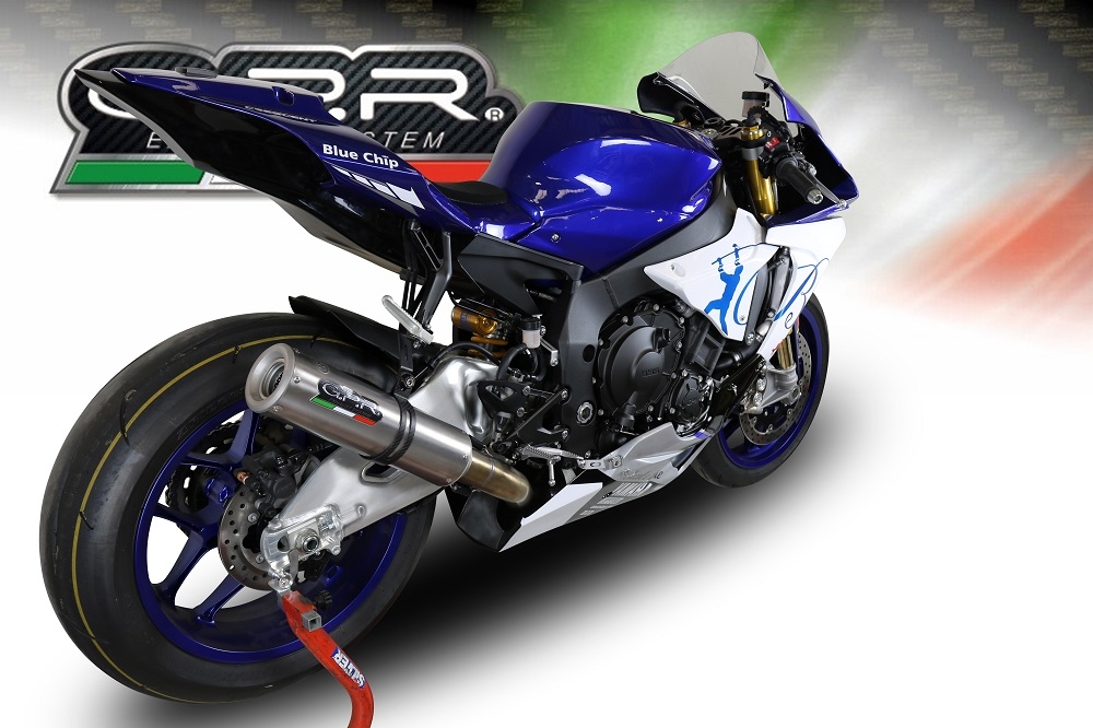 GPR auspuff kompatibel mit  Yamaha Yzf R1-R1-M 2020-2025, M3 Inox , Decat Pipe, Katalysatorabscheider, artikel ohne Genehmigung 