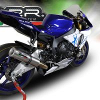 GPR auspuff kompatibel mit  Yamaha Yzf R1-R1-M 2020-2025, M3 Inox , Decat Pipe, Katalysatorabscheider, artikel ohne Genehmigung 