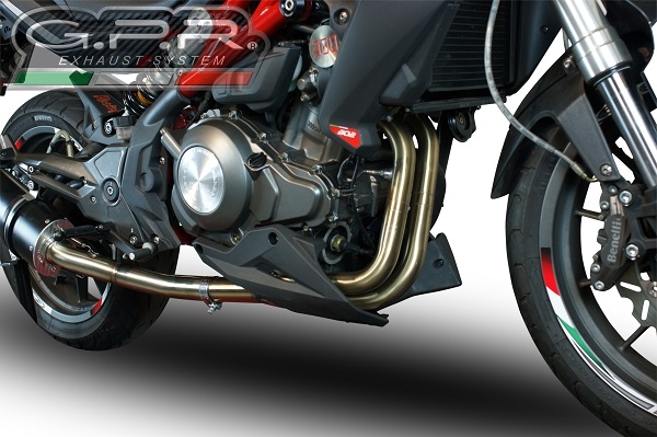 GPR auspuff kompatibel mit  Cf Moto 700 CL-X Adv 2022-2024, Decatalizzatore, Decat Pipe, Katalysatorabscheider, artikel ohne Genehmigung 