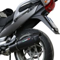 GPR auspuff kompatibel mit  Bmw R 1200 R 2006-2010, Furore Nero, Zugelassener legaler Slip-On-Auspuff mit Abe, einschließlich abnehmbarem DB-Killer und Verbindungsrohr 
