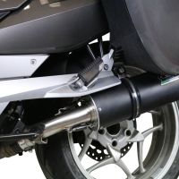 GPR auspuff kompatibel mit  Bmw R 1200 R 2006-2010, Furore Nero, Zugelassener legaler Slip-On-Auspuff mit Abe, einschließlich abnehmbarem DB-Killer und Verbindungsrohr 