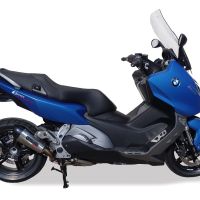 GPR auspuff kompatibel mit  Bmw C 600 Sport 2012-2016, New Grand Prix Evo Titanium, Zugelassener legaler Slip-On-Auspuff mit Abe, einschließlich abnehmbarem DB-Killer und Verbindungsrohr 
