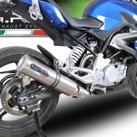 GPR auspuff kompatibel mit  Bmw G 310 R 2017-2021, M3 Inox , Homologierte auspuff mit verbindungsrohr und katalysator 