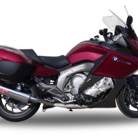 GPR auspuff kompatibel mit  Bmw K 1600 Gt 2010-2016, Trioval, Doppelt homologierter legaler Slip-On-Auspuff mit ABE, einschließlich abnehmbarer DB-Killer und verbindungsrohre 