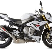 GPR auspuff kompatibel mit  Bmw S 1000 R -M 2014-2016, Powercone Evo, Zugelassener legaler Slip-On-Auspuff mit Abe, einschließlich abnehmbarem DB-Killer und Verbindungsrohr 