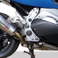 GPR auspuff kompatibel mit  Bmw C 600 Sport 2012-2016, New Grand Prix Evo Titanium, Zugelassener legaler Slip-On-Auspuff mit Abe, einschließlich abnehmbarem DB-Killer und Verbindungsrohr 