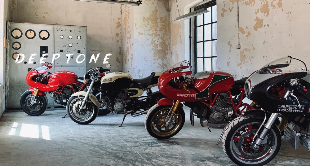 GPR auspuff kompatibel mit  Bmw R 1100 R -Rs  1994-2002, Deeptone Inox Cafè Racer, Paar Auspuffschalldämpfer mit ABE-Zulassung, mit abnehmbaren db-Killern, Lieferung ohne Glied 