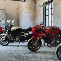 GPR auspuff kompatibel mit  Bmw R 1100 R -Rs  1994-2002, Deeptone Inox Cafè Racer, Paar Auspuffschalldämpfer mit ABE-Zulassung, mit abnehmbaren db-Killern, Lieferung ohne Glied 