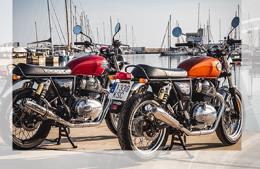 GPR auspuff kompatibel mit  Bmw R 1100 R -Rs  1994-2002, Deeptone Inox Cafè Racer, Paar Auspuffschalldämpfer mit ABE-Zulassung, mit abnehmbaren db-Killern, Lieferung ohne Glied 