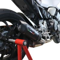 GPR auspuff kompatibel mit  Honda Cb 1000 R  2018-2020, Furore Nero, Rennauspuff, mit Verbindungsrohren, Artikel ohne Genehmigung 