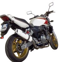 GPR auspuff kompatibel mit  Honda Cb 1300 2003-2012, Albus Ceramic, Zugelassener legaler Slip-On-Auspuff mit Abe, einschließlich abnehmbarem DB-Killer und Verbindungsrohr 