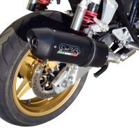 GPR auspuff kompatibel mit  Honda Cb 1300 2003-2012, Furore Nero, Zugelassener legaler Slip-On-Auspuff mit Abe, einschließlich abnehmbarem DB-Killer und Verbindungsrohr 