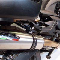 GPR auspuff kompatibel mit  Honda Cbf 1000 - ST  2010-2016, Trioval, Zugelassener legaler Slip-On-Auspuff mit Abe, einschließlich abnehmbarem DB-Killer und Verbindungsrohr 