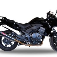 GPR auspuff kompatibel mit  Honda Cbf 1000 - ST  2010-2016, Trioval, Zugelassener legaler Slip-On-Auspuff mit Abe, einschließlich abnehmbarem DB-Killer und Verbindungsrohr 