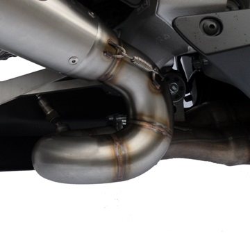 GPR auspuff kompatibel mit  Honda Cbr 1000 Rr 2008-2011, M3 Black Titanium, Rennauspuff, mit Verbindungsrohren, Artikel ohne Genehmigung 