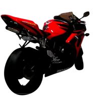 GPR auspuff kompatibel mit  Honda Cbr 1000 Rr 2004-2007, Deeptone Inox, Rennauspuff, mit Verbindungsrohren, Artikel ohne Genehmigung 