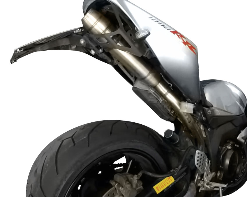 GPR auspuff kompatibel mit  Honda Cbr 1000 Rr 2004-2007, Deeptone Inox, Rennauspuff, mit Verbindungsrohren, Artikel ohne Genehmigung 