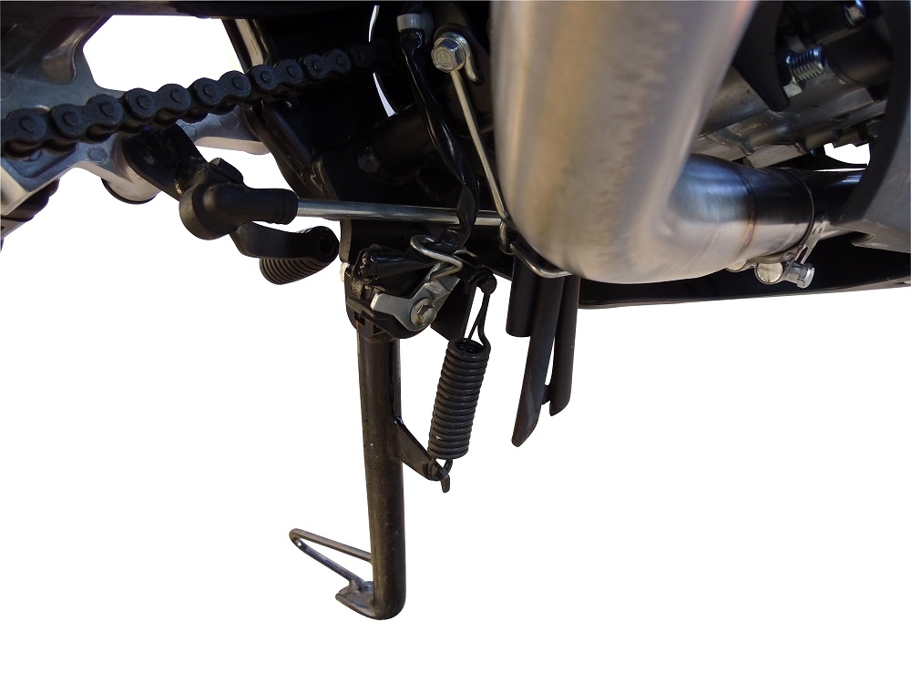 GPR auspuff kompatibel mit  Honda Cbr 125 R 2011-2016, Furore Nero, Kompletter Rennauspuff, geliefert mit spezifischem Krümmer, Artikel ohne Homologation 
