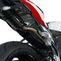 GPR auspuff kompatibel mit  Honda Cbr 600 Rr  2007-2018, Tiburon Titanium, Rennauspuff, mit Verbindungsrohren, Artikel ohne Genehmigung 