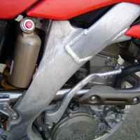 GPR auspuff kompatibel mit  Honda Crf 250 R  2003-2005, Albus Ceramic, Zugelassener legaler Vollanlagenauspuff mit ABE, inklusive herausnehmbarem DB-Killer 
