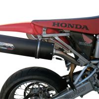 GPR auspuff kompatibel mit  Honda Crf 450 R-RX 2003-2003, Furore Nero, Zugelassener legaler Slip-On-Auspuff mit Abe, einschließlich abnehmbarem DB-Killer und Verbindungsrohr 
