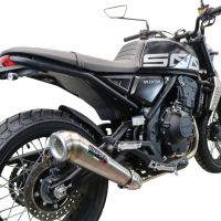 GPR auspuff kompatibel mit  Brixton CroSsfire 500 X  2020-2021, Powercone Evo, Zugelassener legaler Slip-On-Auspuff mit Abe, einschließlich abnehmbarem DB-Killer und Verbindungsrohr 