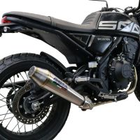 GPR auspuff kompatibel mit  Brixton CroSsfire 500 X  2022-2023, Ultracone, Zugelassener legaler Slip-On-Auspuff mit Abe, einschließlich abnehmbarem DB-Killer und Verbindungsrohr 