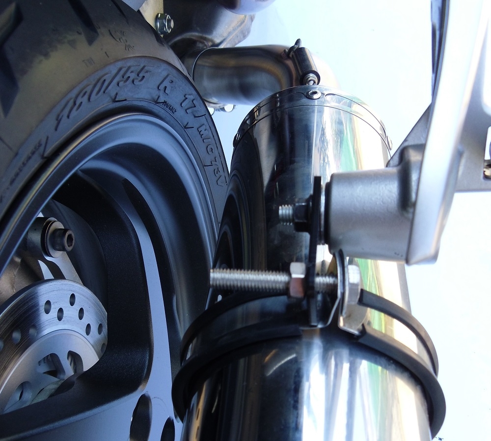 GPR auspuff kompatibel mit  Honda Crossrunner 800 Vfr 800 X 2011-2014, Satinox , Zugelassener legaler Slip-On-Auspuff mit Abe, einschließlich abnehmbarem DB-Killer und Verbindungsrohr 