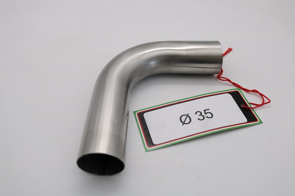 GPR auspuff kompatibel mit  Cafè Racer Cafè Racer 1980-2021, Curva inox - Inox Curve Diam 38, Decat Pipe, Katalysatorabscheider, artikel ohne Genehmigung 